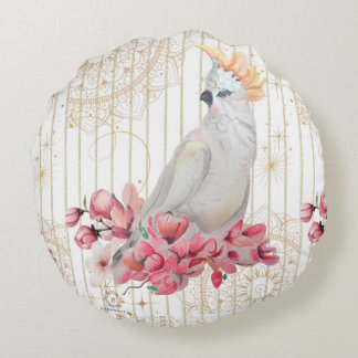 Boganhues Premium Style Print Rundes Kissen