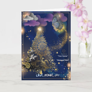 Boganhues Print Christmas Faltkarte Karte