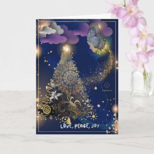 Boganhues Print Christmas Faltkarte Karte