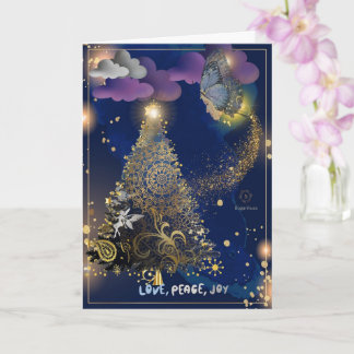 Boganhues Print Christmas Faltkarte Karte