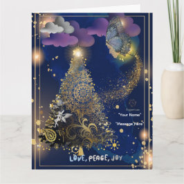 Boganhues Print Christmas Faltkarte Karte