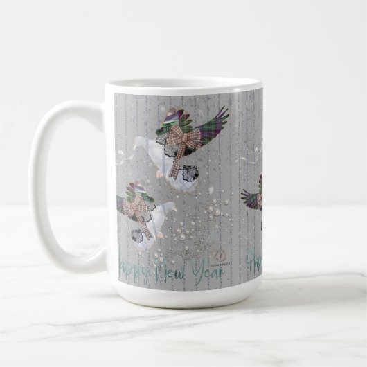 Boganhues - Weihnachten und Neues Jahr Print Kaffeetasse (Links)