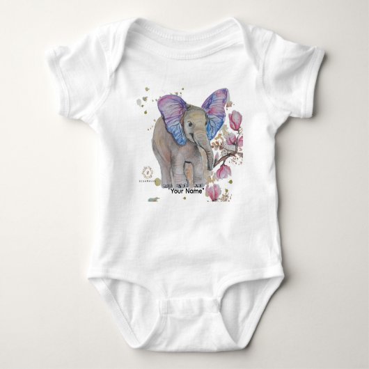 Boganhues Whimsical Art Baby Strampler (Vorderseite)