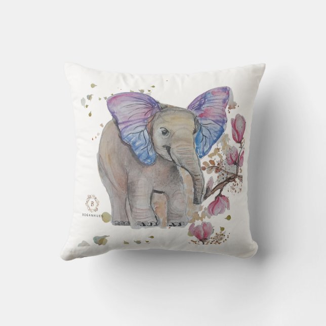 Boganhues Whimsical Art Kissen (Rückseite)