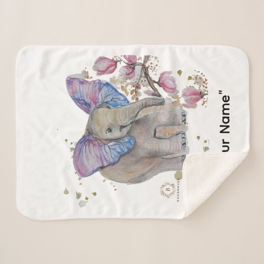 Boganhues Whimsical Art Sherpadecke (Vorderseite (Horizontal))