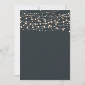 Bogen 1 Foto-Lichterkette Skript moderne Hochzeit Save The Date (Rückseite)