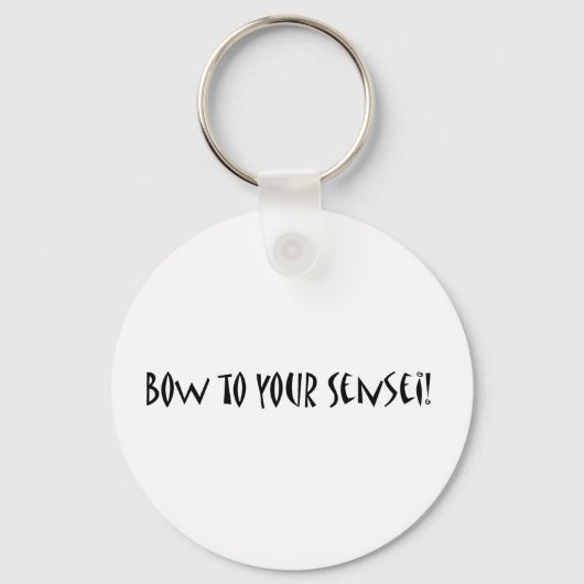 Bogen an Ihren Sensei Schlüsselanhänger (Vorderseite)