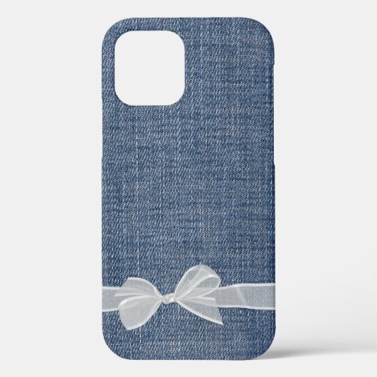 Bogen auf blauem Denim Case-Mate iPhone Hülle (Rückseite)