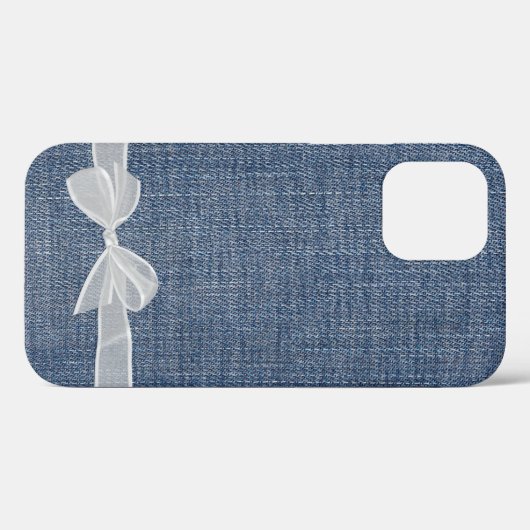 Bogen auf blauem Denim Case-Mate iPhone Hülle (Rückseite (Horizontal))