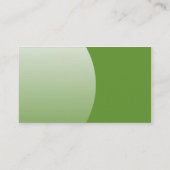 Bogen - Avocado-Grün Visitenkarte (Rückseite)