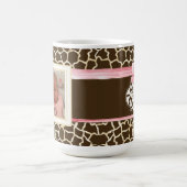 Bogen-Baby-Mädchen-Foto des Kaffeetasse (Mittel)