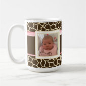 Bogen-Baby-Mädchen-Foto des Kaffeetasse (Links)