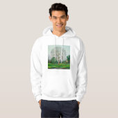 Bogen-Baum-Winter Hoodie (Vorne ganz)