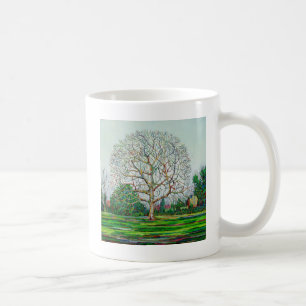Bogen-Baum-Winter Kaffeetasse