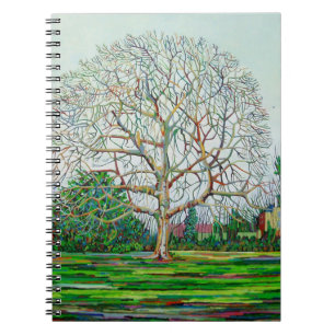 Bogen-Baum-Winter Notizblock