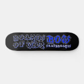 BOGEN blaue Graffiti-Plattform Skateboard (Horizontal)