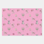 Bogen, Bunnien und Blume Geschenkpapier Set (Vorderseite 2)