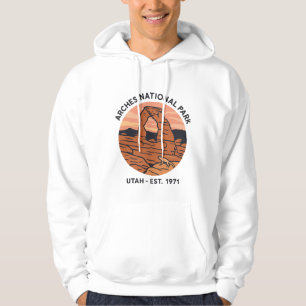 Bögen Delikater Bogen Vintage Utah Wüstenpark Hoodie