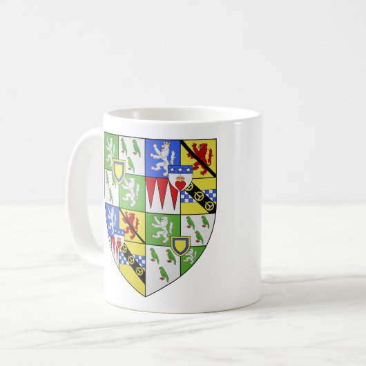 Bögen der Douglas-Zuhause, Earl of Zuhause Coffee Kaffeetasse (Vorderseite Links)