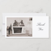 Bogen der Mikrowelle - danke (Vorderseite)