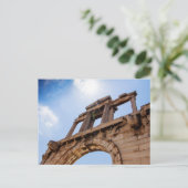 Bogen des Hadrian, Athen, Griechenland Postkarte (Stehend Vorderseite)