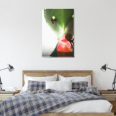Bogen eines roten und grünen Frachtschiffs |Long B Leinwanddruck (Insitu (Schlafzimmer))