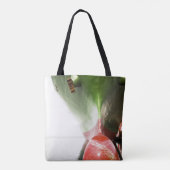 Bogen eines roten und grünen Frachtschiffs | Long Tasche (Rückseite)