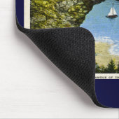 Bogen-Felsen Mackinac Insel, Michigan Mousepad (Ecke)