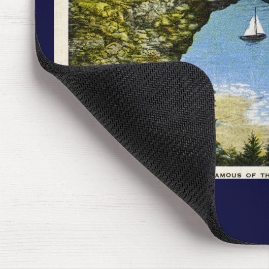 Bogen-Felsen Mackinac Insel, Michigan Mousepad (Ecke)