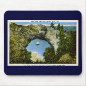 Bogen-Felsen Mackinac Insel, Michigan Mousepad (Vorne)