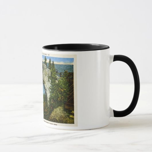 Bogen-Felsen Mackinac Insel, Michigan Tasse (Rechts)