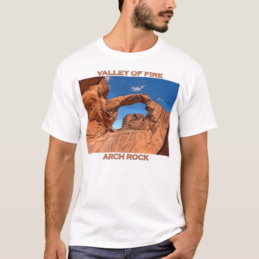 Bogen-Felsen - Tal des Feuers T-Shirt (Vorderseite)