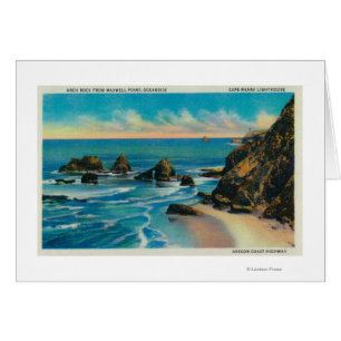 Bogen-Felsen von Maxwell-Punkt, OceansideCoast