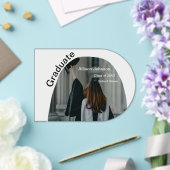 Bogen Foto Moderne, schlichte Graduierungsparty Acryleinladungen (Insitu (Hochzeit))