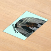 Bogen Foto Moderne, schlichte Graduierungsparty Acryleinladungen (Ablage )