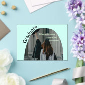 Bogen Foto Moderne, schlichte Graduierungsparty Acryleinladungen (In Situ (Hochzeit))