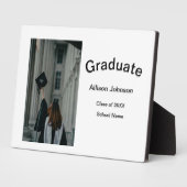 Bogen Foto Moderne, schlichte Graduierungsparty Fotoplatte (Seite)