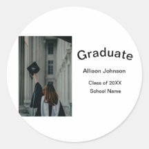 Bogen Foto Moderne, schlichte Graduierungsparty