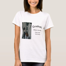 Bogen Foto Moderne, schlichte Graduierungsparty T-Shirt
