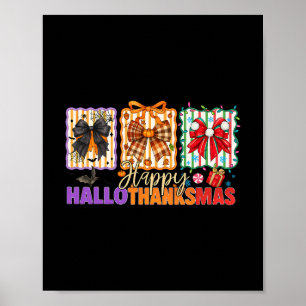Bögen Halloween Erntedankfest Weihnachten Frohe Ha Poster