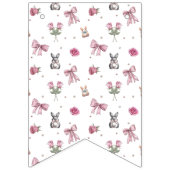 Bögen, Hasen und Blumen Wimpelkette (Zweite Fahne)