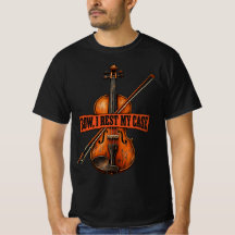 Bogen, ich ruhe meinen Fall Violinist Musik Humor