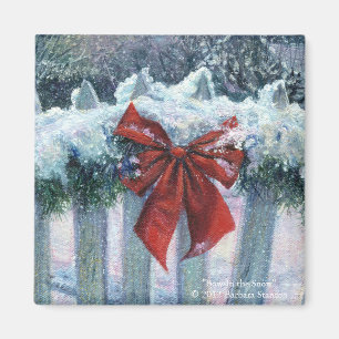 "Bogen im Schnee" Magnet