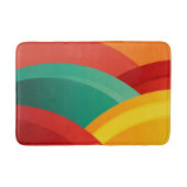 Bögen in lebhaften Farben Badematte (Vorderseite)