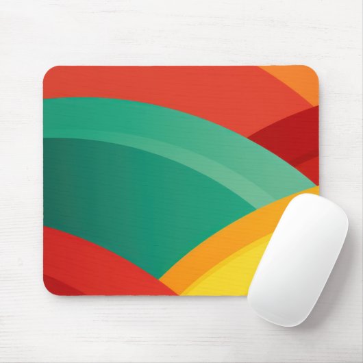 Bögen in lebhaften Farben Mousepad (Mit Mouse)