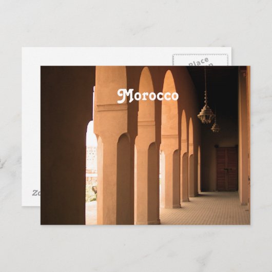 Bögen in Marokko Postkarte (Vorne/Hinten)