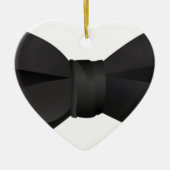 Bogen-Krawatte bowtie Keramik Ornament (Vorne)