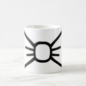Bogen-Krawatte Kaffeetasse (Mittel)