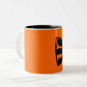 Bogen-Krawatte Zweifarbige Tasse (Vorderseite Links)