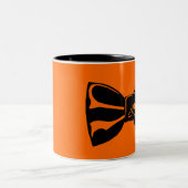 Bogen-Krawatte Zweifarbige Tasse (Mittel)